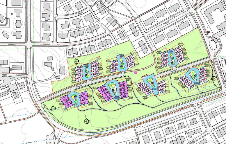 Ný raðhúsabyggð í landi Króks á Álftanesi