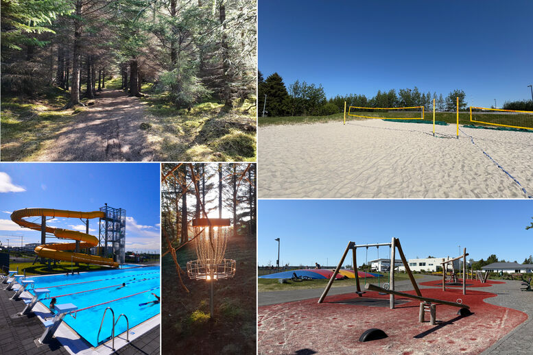 Út að leika í Garðabæ!