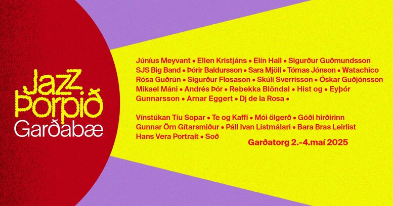 Glæsileg dagskrá Jazzþorpsins í Garðabæ 2025