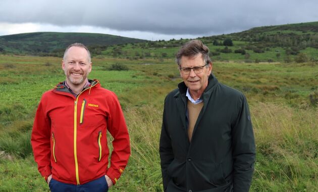 Guðmundur Ingi Guðbrandsson umhverfisráðherra og Gunnar Einarsson bæjarstjóri Garðabæjar