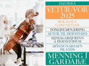 Menning í Garðabæ: Nýr dagskrárbæklingur kominn út