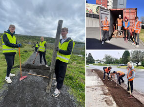 Gefandi og skemmtilegt að vinna við að fegra bæinn sinn