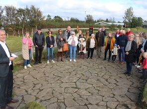 Minjagarðurinn á Hofsstöðum enduropnaður