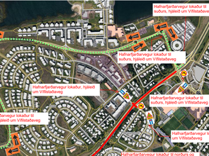 Malbikun á Hafnarfjarðarvegi