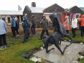 Frá sögugöngu um Álftanes í september 2017