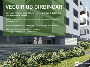 Auglýsing um veggi og girðingar