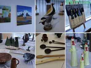 Fjölbreytt listaverk á vorsýningu Félags eldri borgara í Garðabæ og Álftanesi