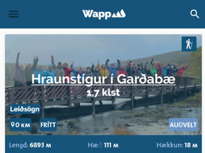 Gönguleiðir í Garðabæ í Wappinu