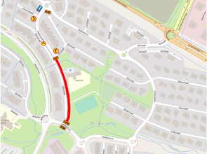 Malbikun á Hæðarbraut 10. maí 2022