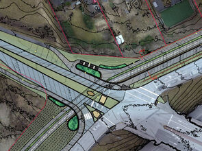 Undirgöng undir Arnarneshæð