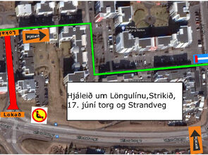 Malbikun á Norðurbrú 25. maí 2021