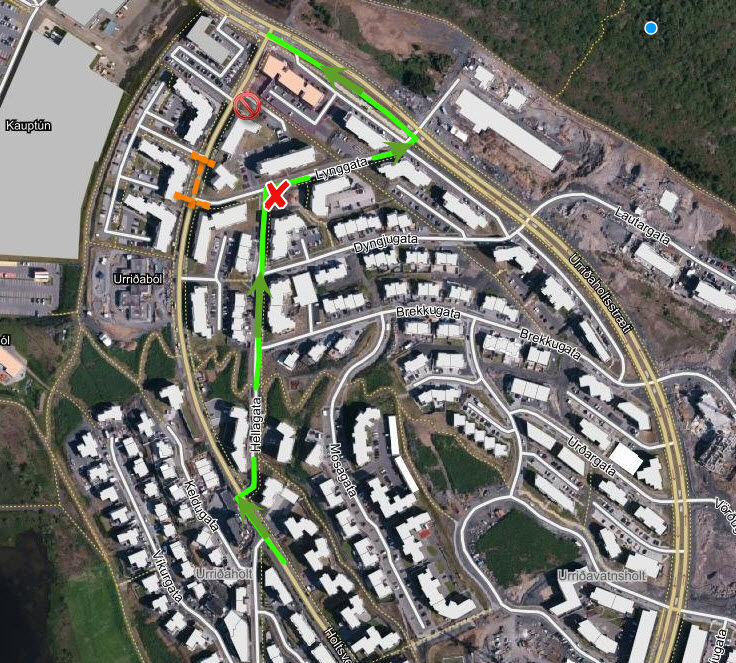 Urridaholt_Holtsvegur_upphaekkun_breytt_straetoleid_150724_2vika