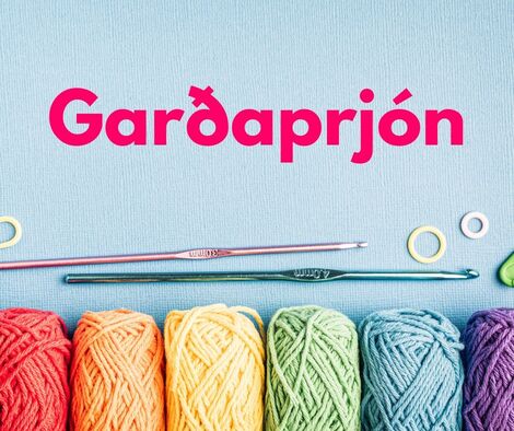 Garðaprjón á Bókasafni Garðabæjar